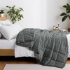 Peace Nest Hotel Quality Luxury All Season Jacquard Soft Bed Blanket with Satin Trim, Cozy and Warm - 2 of 4