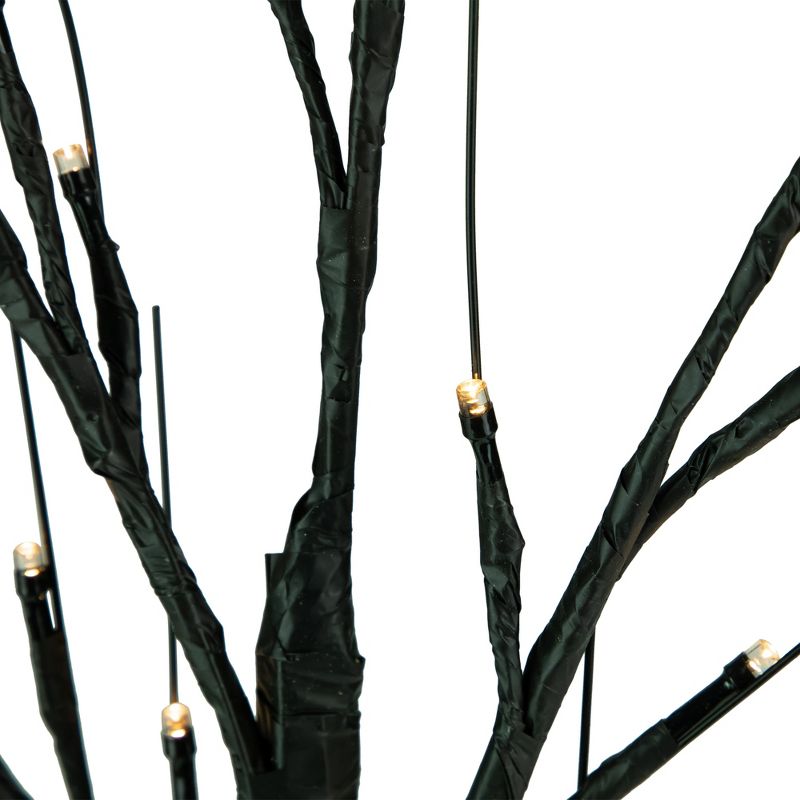 Northlight 24" LED Lighted Brown Christmas Twig Tree - Warm White Lights, 4 of 8