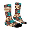 Pattern Women Printed Crew Socks Funny Funky Socks Soft Polyester Novelty Gifts for Artists Men - 3 of 4