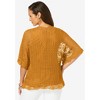 Jessica London Women's Plus Size Crochet Cardigan - image 3 of 4