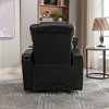 TinyHomie 270 Degree Swivel PU Leather Power Recliner Individual Seat Home Theater Recliner - 4 of 4