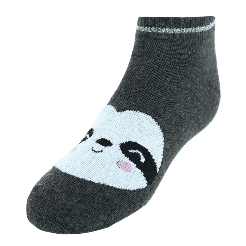 Alexa Rose Teen's No-Show Animal Face Novelty Socks (10 Pack), 3 of 7