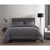 The Nesting Company Maple Dobby Stripe Bedding Set -8 Piece Comforter Set and Sheet Set Set Super Soft & Comfortable - 2 of 4