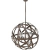 Hinkley Carson 26 1/2" Wide Vintage Iron 5-Light Outdoor Chandelier - 3 of 3