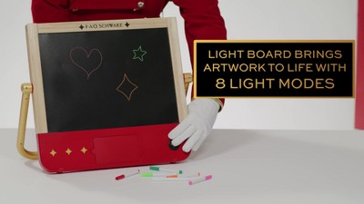 Fao Schwarz Sketch and Glow Easel 2-in-1 Art Studio