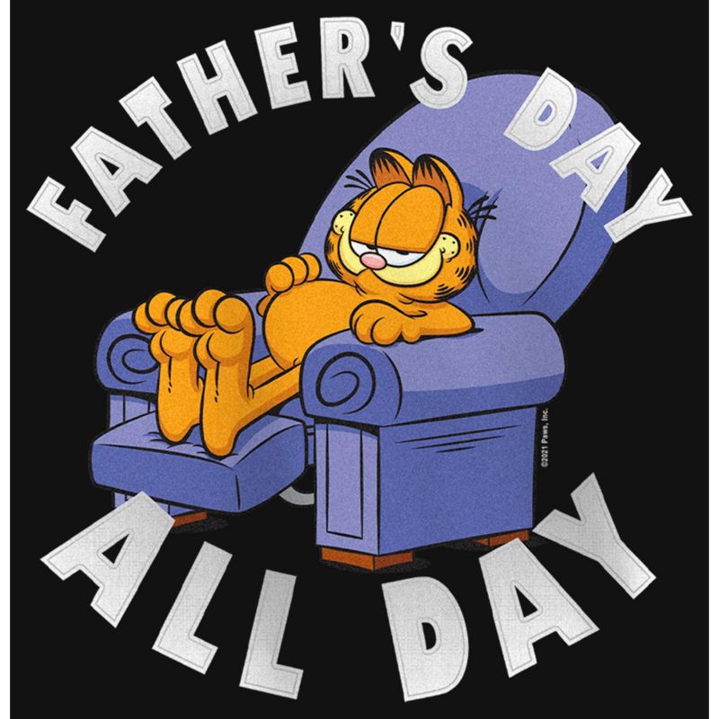 Girl's Garfield Father's Day All Day T-Shirt, 2 of 5