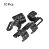 Unique Bargains Outdoor Camping ID C Shape Plastic Clamp Tent Pole Clips 19mm Black Set of 10 - image 3 of 4