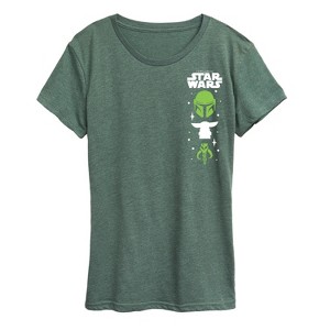 Women's - Star Wars - The Mandalorian Mando Icons Short Sleeve Graphic T-Shirt - 1 of 4