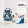 Hanging Egg Chair Without Stand - Foldable Indoor Outdoor Wicker Rattan Swing Egg Chair with Hanging Chain Hammock Chair (Copy) - 2 of 4