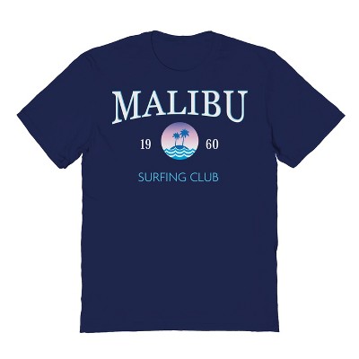 Rerun Island Men's Surfing Club 1 Short Sleeve Graphic Cotton T-Shirt