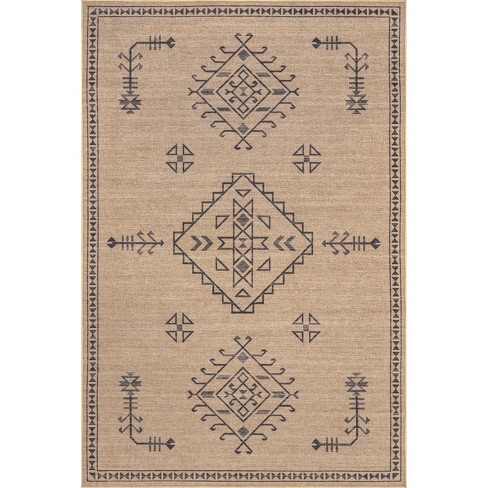 Nuloom Jodi Southwestern Easy-jute Machine Washable Indoor Area Rug, 5 ...