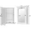 VINGLI Bathroom Wall Cabinet Wall Mount Mirrored Medicine Cabinet with Mirror Storage Organizer - 3 of 4