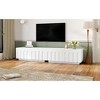 Dexmalle Elegant TV Stand with Arched Design for TVs Up to 80" - 2 of 4