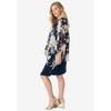 Roaman's Women's Plus Size Necklace Jacket Dress - 4 of 4