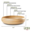 Lexa Bamboo Fruit Bowl, 12 Inch - 2 of 4