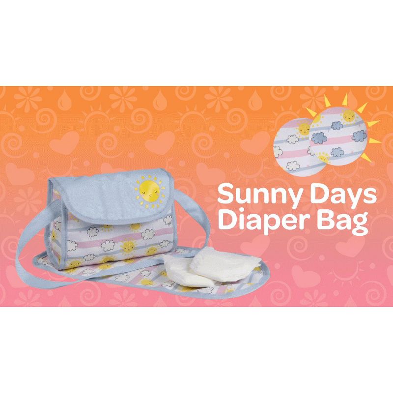 Adora Baby Doll Diaper Bag Set - Color-Changing Sunny Days, 2 of 8