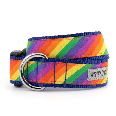 The Worthy Dog Bias Plaid Dog Collar - Tan - L : Target