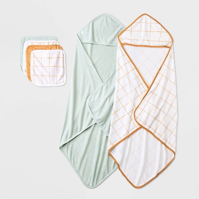 Image of Baby 6pk Cotton Modal Bath Gift Set - Cloud Island™