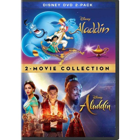 Aladdin Animated Live Action 2 Movie Collection Dvd Target