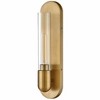 Lark Tully 1 - Light Wall Light in  Lacquered Brass - 2 of 4