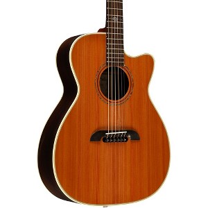 Alvarez Yairi FYM74ce Cutaway Folk-OM Acoustic-Electric Guitar Natural - 1 of 4