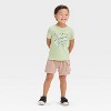 Toddler Boys' Short Sleeve S'mores Outdoors Graphic T-Shirt - Cat & Jack™ Green - 4 of 4