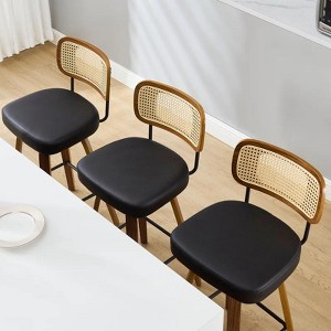 Bekrvio 26'' Swivel Counter Height Bar Stools - 1 of 4