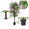 Tangkula Artificial Wistera Silk Tree Pink Flower 6 Feet Home Holiday Decoration - 4 of 4
