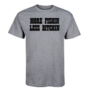 Men's - Country Casuals - More Fishin Less Bitchin Short Sleeve Graphic T-Shirt - 1 of 4