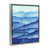 Stupell Industries Blue Mountains & Trees Scenery Floating Frame Canvas Art, Gray, 25" x 31" - 2 of 4