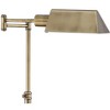 Regency Hill Jenson Traditional Pharmacy Floor Lamp with Black Riser 54" Tall Swing Arm Adjustable Aged Brass Metal Shade for Living Room Reading - 2 of 4