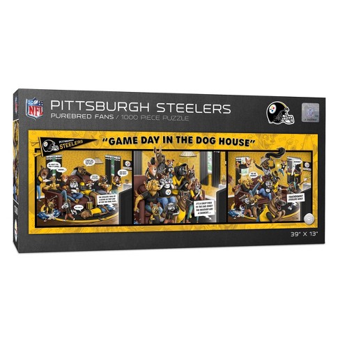 Nfl Pittsburgh Steelers Game Day In The Dog House Puzzle - 1000pc