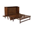 YOOCOZZ Full Size Murphy Bed with USB Port and Removable Shelves on Each Side - 4 of 4