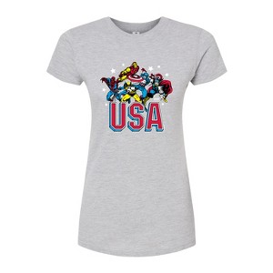 Women's - Marvel - USA Fitted Graphic T-Shirt - 1 of 3