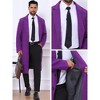 Lars Amadeus Men's Single Breasted Notch Lapel Formal Winter Long Overcoat - 4 of 4