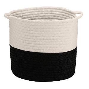 Colonial Mills Craftworks Basket, 16"x16"x16", Black - 1 of 3