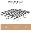 Metal Platform Bed Frame, Heavy Duty Strong Support Slat, Mattress Foundation, No Box Spring Needed, Noise-Free - 3 of 4