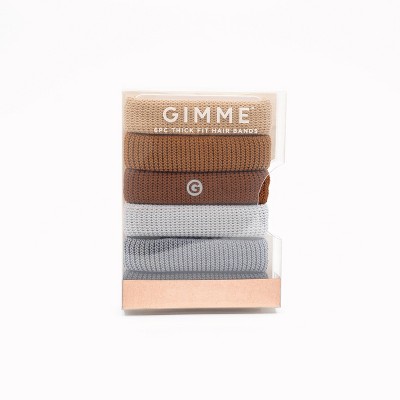 Gimme Clips Thick Hair Bands Neutral - 5ct