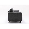 Damian 77" Gray Woven Polyester Sofa - 4 of 4