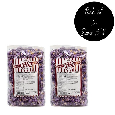 HR Poppin' Snacks 7 oz Heavenly Huckleberry Popcorn - Pack of 2
