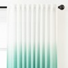 Chanasya 2pk Gradient Ombre Faux Belgian Flax Semi Sheer Window Curtain Panels - Set of 2 - 4 of 4