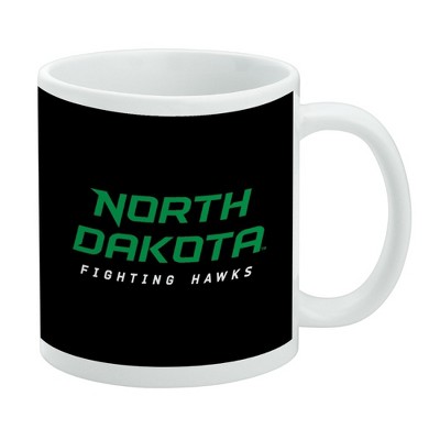 North Dakota Secondary Logo Ceramic Coffee Mug Novelty Gift Mugs for Coffee Tea and Hot Drinks 11oz White