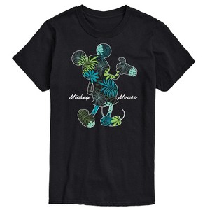 Men's - Disney - Mickey Tropical Fill Short Sleeve Graphic T-Shirt - 1 of 4