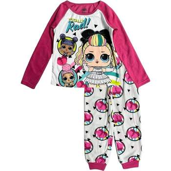 L.O.L. Surprise! Girl's Cozy Little Fashionistas 2-Piece Long Sleeve Pajama Set