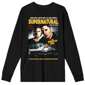 Supernatural Rare TV Merch tee tshirt Join hunt road so far Black Size  Medium