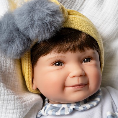 Paradise Galleries Realistic Chubby Baby Boy Doll - Big Boy With Fat Rolls  And Magnetic Pacifier, 5-piece Reborn Doll Set : Target