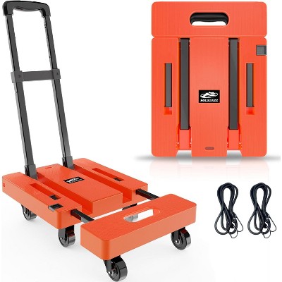 Acoinel 500LB Folding Hand Truck Portable Dolly with 6 Wheels for Moving