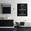 Stupell Industries What Happens In The Bathroom, 48" x 36" - 2 of 4
