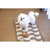 Zarkea™ Modern Wavy Geometric Rug, Washable Indoor Outdoor,Pet-Proof Anti-Scratch,Brown - 4 of 4