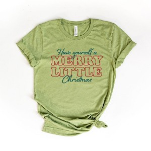 Simply Sage Market Women's Merry Little Christmas Short Sleeve Graphic Tee - 1 of 4